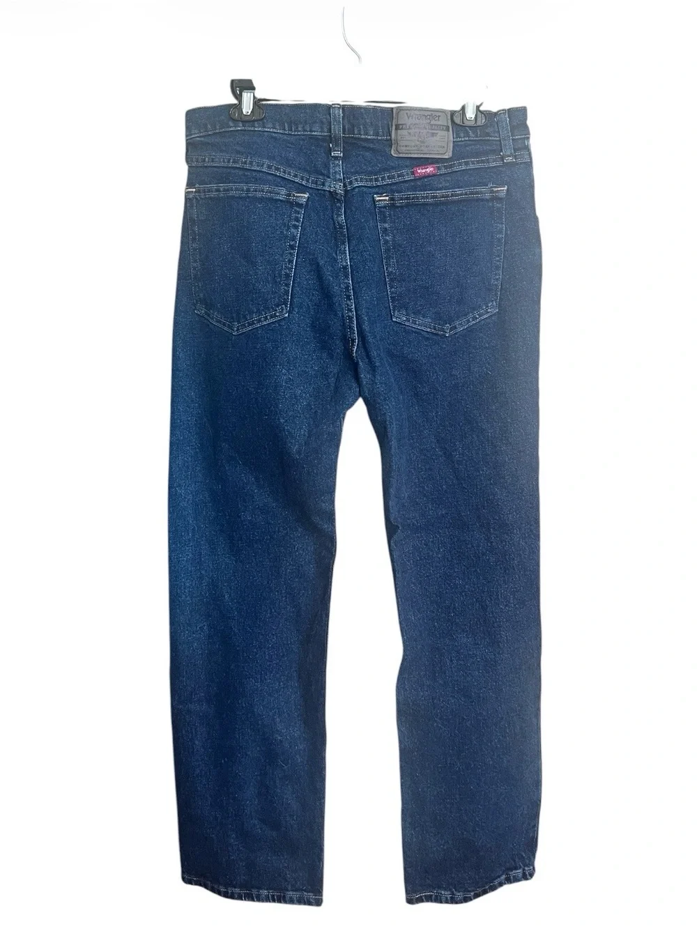 Wrangler Five Star Premium Jeans Western Straight Leg Mid Rise Blue SZ 33x30